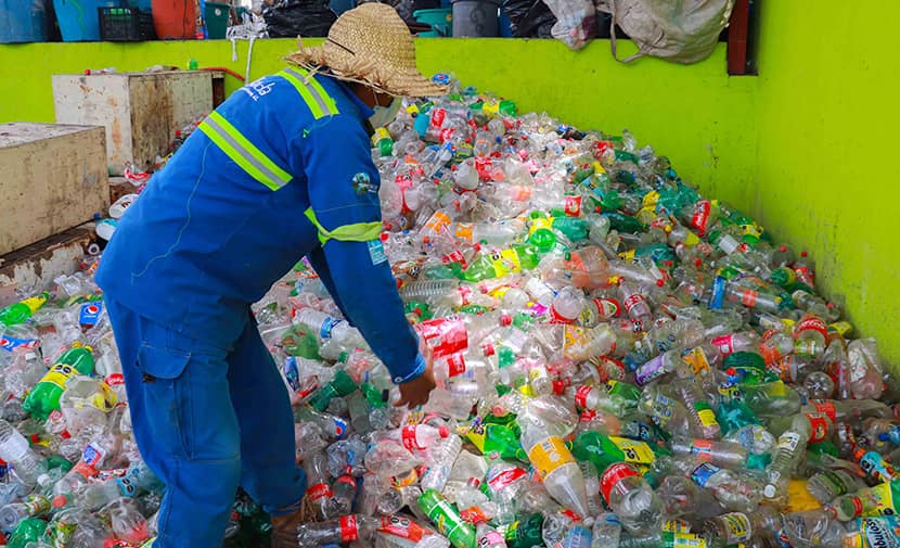 reciclaje de botellas
