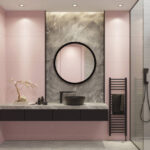 Accesorios negros para baño